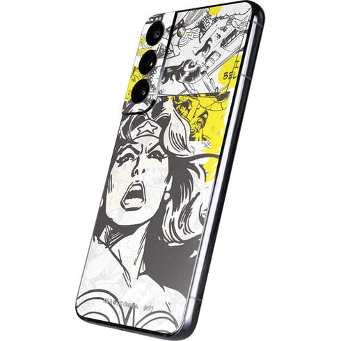 DC Comics Wonder Woman Vintage Comic Art Galaxy S22 Skin